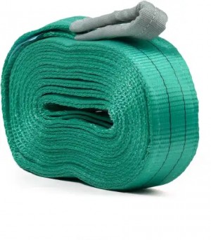 трос буксировочный! ленточный 14 т. 6 м, с петлямиUNIVERSAL BRX0080007 BRIX