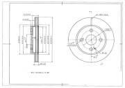 Диск тормозной передний AVANTECH BR0247S AVANTECH