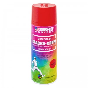 Краска-спрей (красная) № 73 272 мл ABRO MASTERS SP073AM ABRO