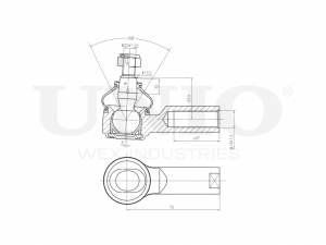 Наконечник рулевой SSP-10080 UNIO