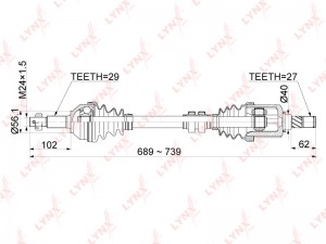 NISSAN QASHQAI (J10) 2006> 2.0 16V MR20DE АКПП CD-1102 LYNXAUTO