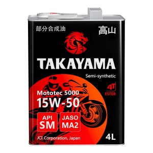 масло моторное! п/синт.\ API SM, JASO MA2 605610 TAKAYAMA
