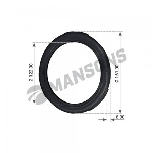 Сальник BPW (ECO Plus) ступицы (8-9т) полиамид MANSONS 300.168 MANSONS