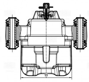 Суппорт торм. Suzuki Jimny II (98-)/III (03-) перед. лев./прав. d=51мм (CF 00009 CF 000097 TRIALLI