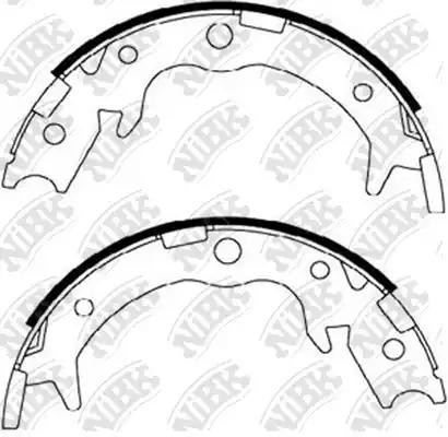 Колодки тормозные барабанные HONDA ACCORD 2003-2008 FN0570 FN0570 NIBK