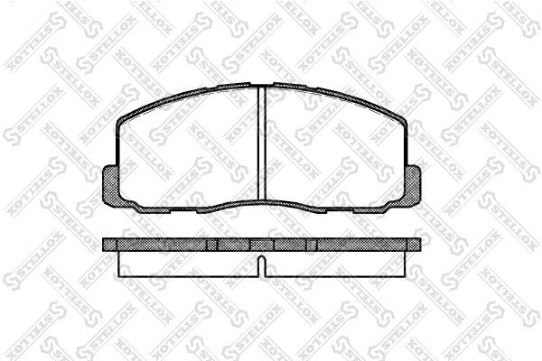 188 00=FDB368=572295B !колодки дисковые п.\ Mitsubishi Colt/Galant 1.6-1.8D/TD 8 199-000-SX STELLOX