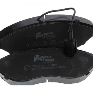Колодки тормозные PEUGEOT Boxer CITROEN Jumper (06-) передние (4шт.) MEGAPOWER 350-33-123 MEGA POWER