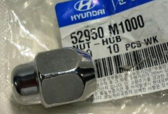 гайка колесная\ Hyundai Accent 04>/Coupe 01> 52950M1000 HYUNDAI