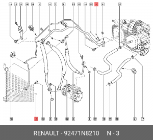 УПЛ. КОЛЬЦО 92471N8210 RENAULT