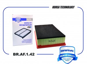 Фильтр воздушный BR.AF.1.42 7H0129620A VW Multivan V, Transporter V 03-09 BR.AF. BR.AF.1.42 BRAVE