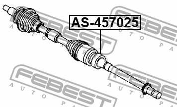 Подшипник привода MAZDA CX-5 KE 2011-2012 [EU] AS-457025 AS-457025 FEBEST