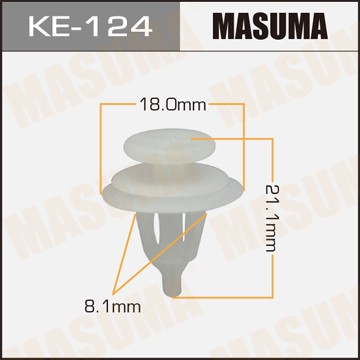 Пистон обивки универсальный MASUMA KE124 MASUMA