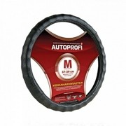 Оплетка руля (L) 39-41см кожа натуральная AUTOPROFI AP396BKL AUTOPROFI