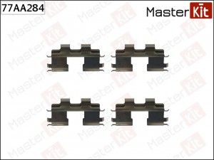 Комплект установочный тормозных колодок HYUNDAI GETZ 09-02-06-09, TUCSON 08-04-0 77AA284 MASTER KIT