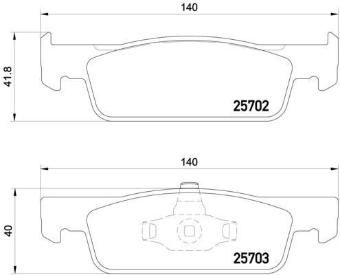 Колодки тормозные P68059 P68059 BREMBO
