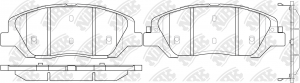 Колодки тормозные HYUNDAI Santa Fe (12-) KIA Sorento (12-) передние (4шт.) NIBK PN0446 NIBK