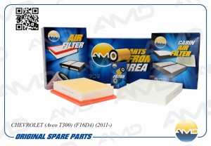 Комплект фильтров (масл.+возд.+салон.) CHEVROLET Aveo T300, F16D4, 2011- AMDSETF AMD.SETF48 AMD