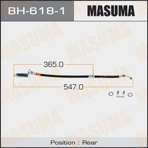 шланг тормозной задн. прав.! L=445\ Honda Civic 1.3Hibrid/1.8 06> BH-618-1 MASUMA