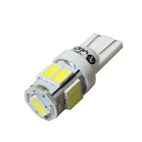 Лампа светодиодная W5W 12V "NORD YADA" (T10 W2.1х9.5D 9SMD 5730 белый) 904734 NORD YADA