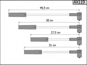 Провод высоковольтный RENAULT Logan,Sandero,Clio 2,Megane комплект CARGEN AX119 CARGEN