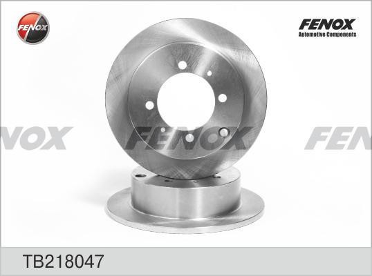 Диск тормозной задний  2шт TB218047 FENOX