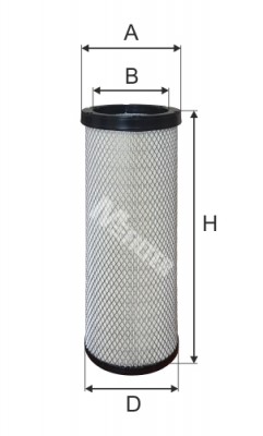 фильтр воздушный ! вставка H472 D149.5 d109.6 \ FORD CDRGO A833-1 MFILTER AUTOMOTIVE FILTERS