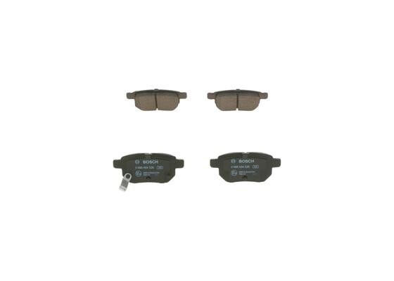 Колодки тормозные TOYOTA Auris,Corolla (07-) задние (4шт.) BOSCH 0 986 494 328 BOSCH