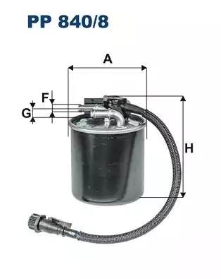 Фильтр топливный PP840/8 PP8408 FILTRON