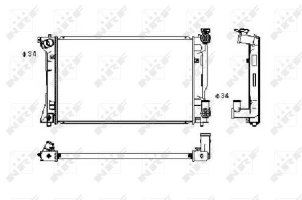 AVENSIS II (2003-2008) 2.4 2AZFSE АКПП 53394 NRF