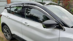 Дефлектор двери GEELY Coolray (20-) хромированный молдинг COBRA TUNING G11120CR COBRA TUNING