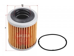 Фильтр масляный АКПП NISSAN Qashqai (08-),Teana (08-12),Tiida (11-) (с прокладко TE10170 SAKURA