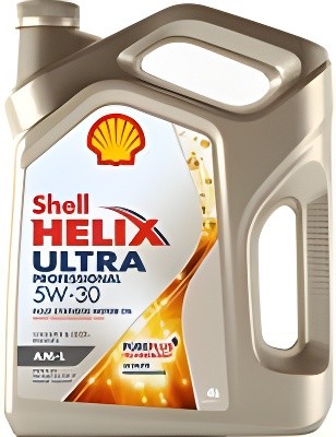 Масло моторное синтетическое Shell Helix Ultra Pro AM-L, 5W-30, 4л 550040610 550040610 SHELL