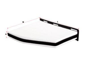 Фильтр салона AUDI A3/TT/SKODA OCTAVIA 04-/VW G5/PASSAT/TIGUAN CA30020 CA30020 SAKURA