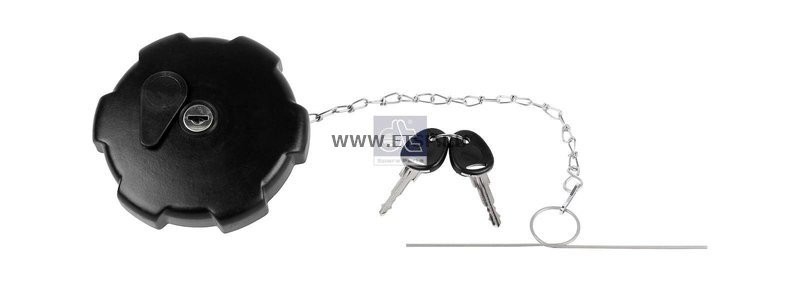 Крышка топливного бака Ø 80 мм новая версия, замок сверху 2.12158 DIESEL TECHNIC