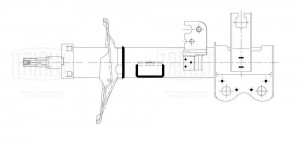 Амортизатор передний правый AG 30352 TRIALLI