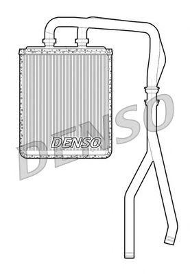 Радиатор печки DAILY 2006 3802174 42564014 DENSO DRR12010 DRR12010 DENSO