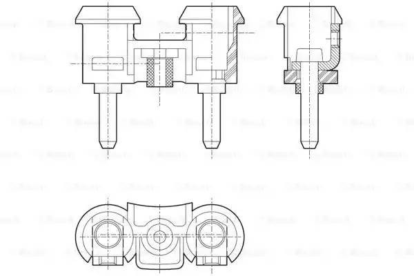 Звуковой сигнал - автомобиля - 24V 0 320 226 008 BOSCH