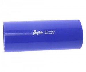 Патрубок МАЗ радиатора нижний (L=180мм,d=60) силикон MEGAPOWER 13016123 MEGA POWER