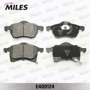 Колодки тормозные передние (без датчика) (Смесь Low-Metallic) OPEL ASTRA G 1.8-2 E400124 MILES