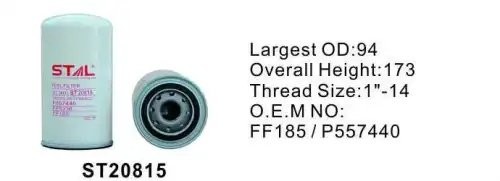Фильтр топливный ST20815 st 20807 st28321 FF5578 FC6206 FC5602 FC5617 FC2703 600 ST20815 STAL