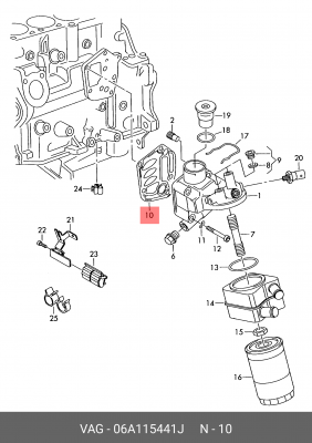ПРОКЛАДКА 06A115441J 06A 115 441 J VAG