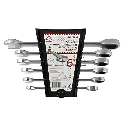 набор ключей! комбинированных 6пр. трещоточные\ R1030396 ARNEZI