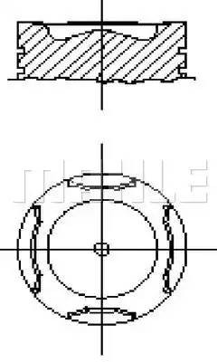 Гильза цилиндра без колец d125 STD Iveco EuroStar/Cursor/Stralis F3AE0681/D/E 007 WN 74 00 MAHLE KNECHT