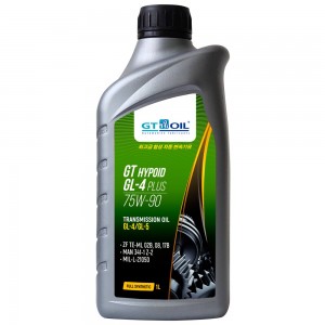 Масло трансмиссионное GT Hypoid GL-4 75W90 Plus синт.1л GT OIL 8809059407981 GT OIL