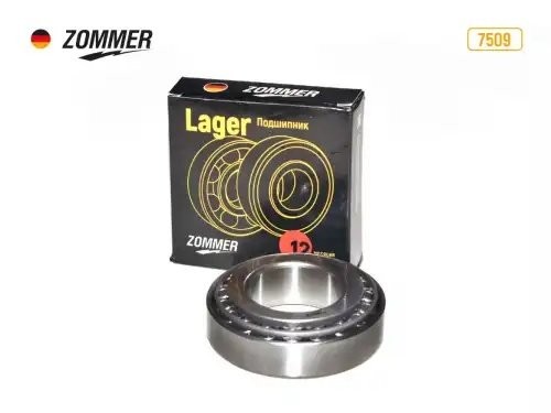Подшипник ступицы задней ГАЗель (наружный) 7509 7509 ZOMMER