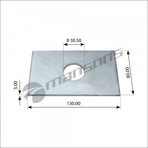 Пластина SAF сайлентблока подвески MANSONS 300.238 MANSONS