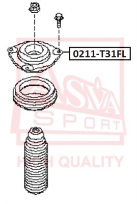 Подвеска, амортизатор 0211T31FL 0211-T31FL ASVA