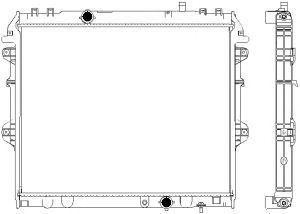 Радиатор 34611055 34611055 SAKURA
