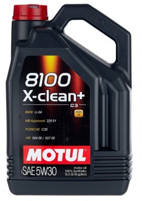 Масло моторное MOTUL 8100 X-CLEAN+ 5W30 синт.1л 111683 MOTUL