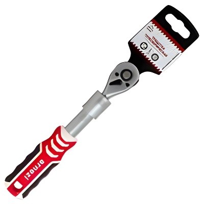 трещотка! 1/4''DR 72 зуба телескопическая, на холдере\ R0700004 ARNEZI